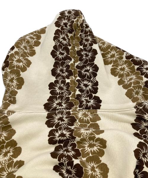 Hysteric Glamour（ヒステリックグラマー）Hysteric Glamour (ヒステリックグラマー) ハワイアンジップパーカー ベージュ サイズ:	SIZE Freeの古着・服飾アイテム