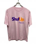 PALACEパレス）の古着「SHUT UP T-SHIRT」｜ピンク