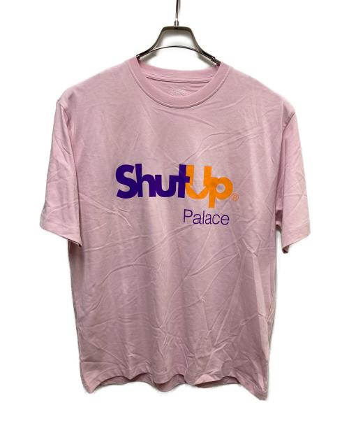 PALACE（パレス）PALACE (パレス) SHUT UP T-SHIRT ピンク サイズ:SIZE Lの古着・服飾アイテム