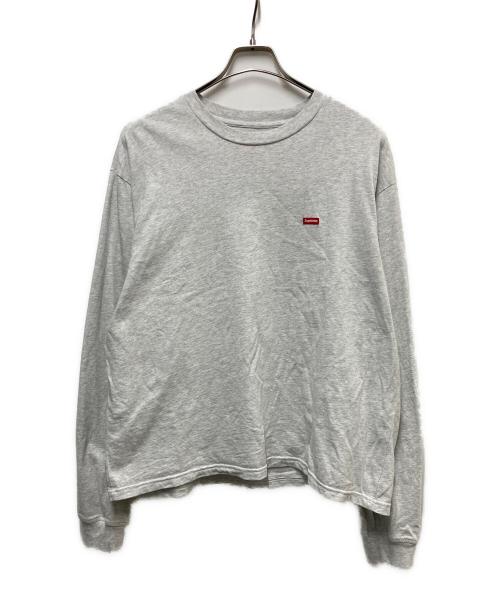 SUPREME（シュプリーム）Supreme (シュプリーム) Small Box L/S Tee グレー サイズ:Mの古着・服飾アイテム