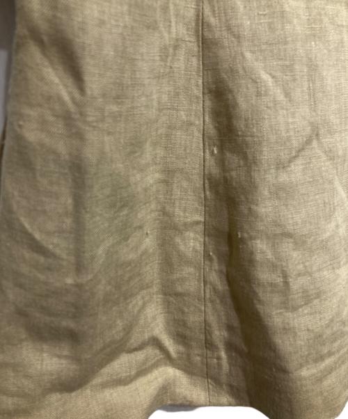 LESSAGE（レサージュ）LESSAGE (レサージュ) リネンキャンバスフレアジャケット ベージュ サイズ:FREEの古着・服飾アイテム