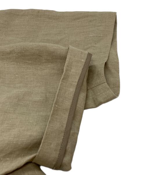 LESSAGE（レサージュ）LESSAGE (レサージュ) リネンキャンバスフレアジャケット ベージュ サイズ:FREEの古着・服飾アイテム