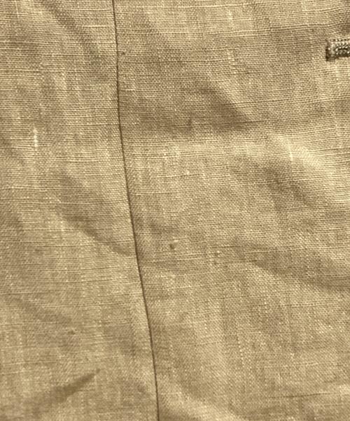LESSAGE（レサージュ）LESSAGE (レサージュ) リネンキャンバスフレアジャケット ベージュ サイズ:FREEの古着・服飾アイテム