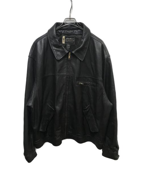 Eddie Bauer LEGEND（エディーバウアー・レジェンド）Eddie Bauer LEGEND (エディーバウアー・レジェンド) Journeyman JACKETレザージャケット ブラウン サイズ:XXLの古着・服飾アイテム