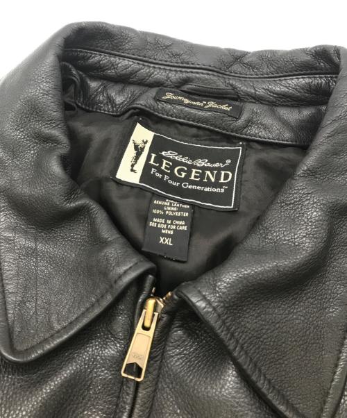 Eddie Bauer LEGEND（エディーバウアー・レジェンド）Eddie Bauer LEGEND (エディーバウアー・レジェンド) Journeyman JACKETレザージャケット ブラウン サイズ:XXLの古着・服飾アイテム
