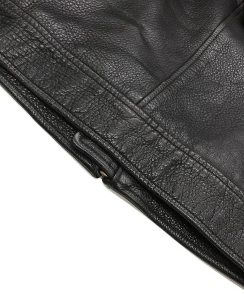 Eddie Bauer LEGEND（エディーバウアー・レジェンド）Eddie Bauer LEGEND (エディーバウアー・レジェンド) Journeyman JACKETレザージャケット ブラウン サイズ:XXLの古着・服飾アイテム