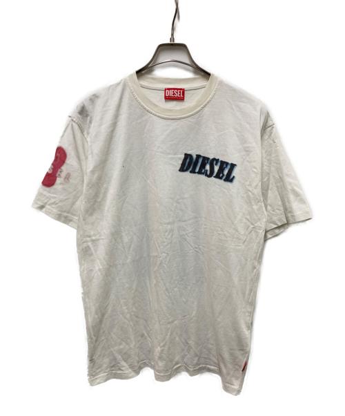 DIESEL（ディーゼル）DIESEL (ディーゼル) T-BOXT-Q19 ホワイト サイズ:XSの古着・服飾アイテム