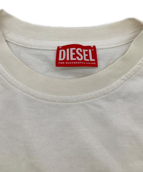 DIESEL（ディーゼル）DIESEL (ディーゼル) T-BOXT-Q19 ホワイト サイズ:XSの古着・服飾アイテム