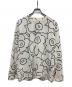marimekko（マリメッコ）の古着「Pieni Piirto Unikko 2 / Biitti t-shirt」｜ベージュ