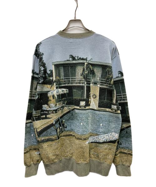 Hysteric Glamour（ヒステリックグラマー）Hysteric Glamour (ヒステリックグラマー) POOL SIDEジャカード スウェット グリーン サイズ:	SIZE XLの古着・服飾アイテム