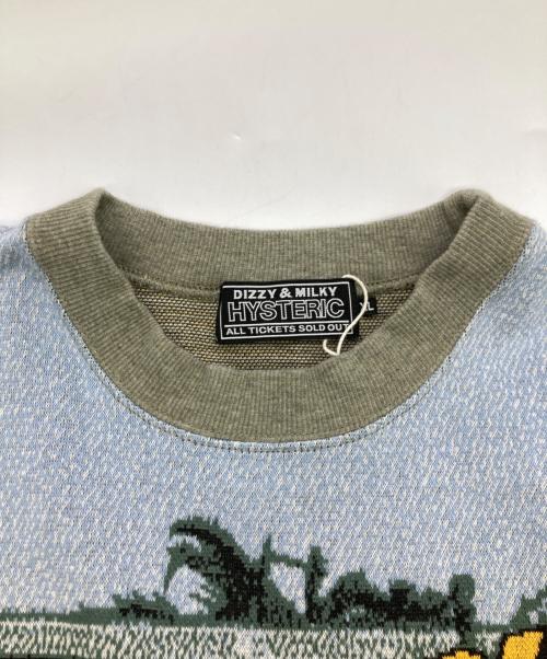 Hysteric Glamour（ヒステリックグラマー）Hysteric Glamour (ヒステリックグラマー) POOL SIDEジャカード スウェット グリーン サイズ:	SIZE XLの古着・服飾アイテム