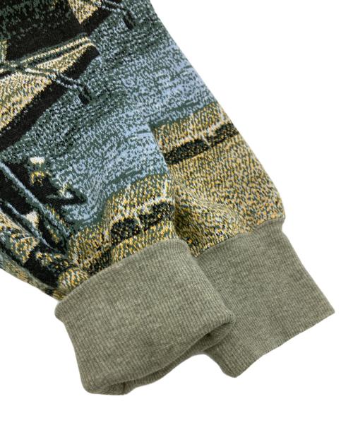Hysteric Glamour（ヒステリックグラマー）Hysteric Glamour (ヒステリックグラマー) POOL SIDEジャカード スウェット グリーン サイズ:	SIZE XLの古着・服飾アイテム