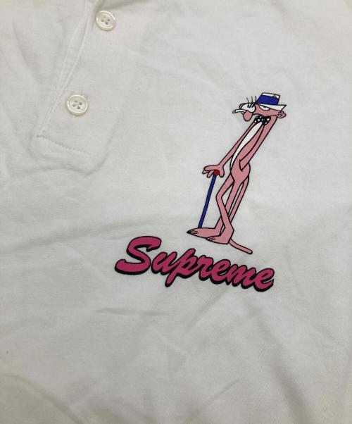SUPREME（シュプリーム）Supreme (シュプリーム) PINK PANTHER (ピンクパンサー) ヘンリーネックカットソー ネイビー サイズ:Mの古着・服飾アイテム