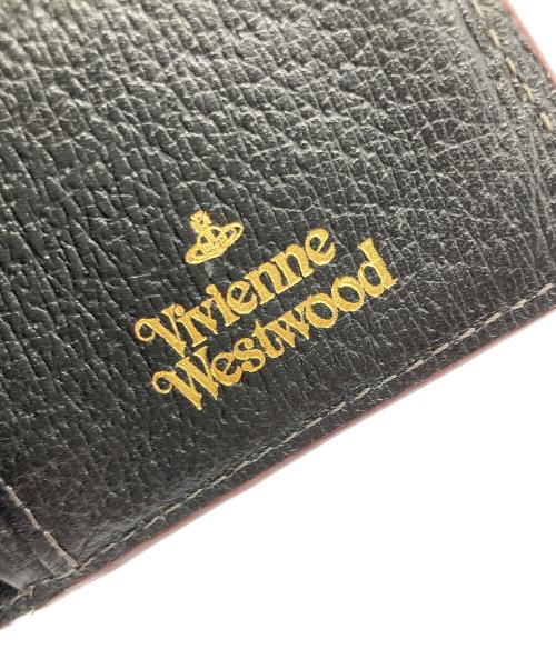 Vivienne Westwood（ヴィヴィアンウエストウッド）Vivienne Westwood (ヴィヴィアンウエストウッド) 三つ折りがま口コンパクトウォレット ブラックの古着・服飾アイテム