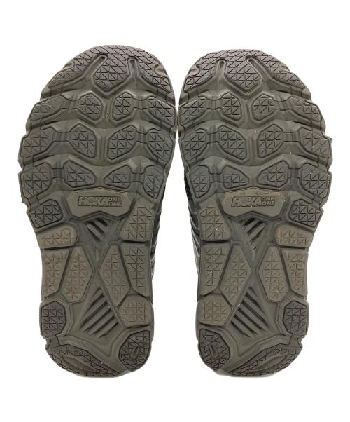 HOKAONEONE（ホカオネオネ）HOKAONEONE (ホカオネオネ) CLIFTON SATISFYRUNNING ローカットスニーカー ブラック×グレー サイズ:	SIZE US8.5（26.5cm）の古着・服飾アイテム