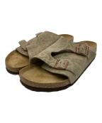 BEAMS×BIRKENSTOCKビームス×ビルケンシュトック）の古着「Zurich BONE PATTERN サンダル」｜ベージュ