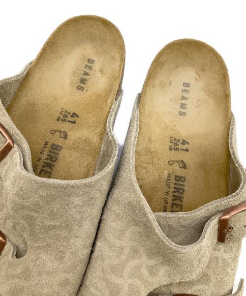 BEAMS（ビームス）BEAMS (ビームス) BIRKENSTOCK (ビルケンシュトック) Zurich BONE PATTERN サンダル ベージュ サイズ:26.5cmの古着・服飾アイテム