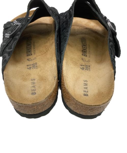BEAMS（ビームス）BEAMS (ビームス) BIRKENSTOCK (ビルケンシュトック) Zurich BONE PATTERN ブラック サイズ:26.5cmの古着・服飾アイテム