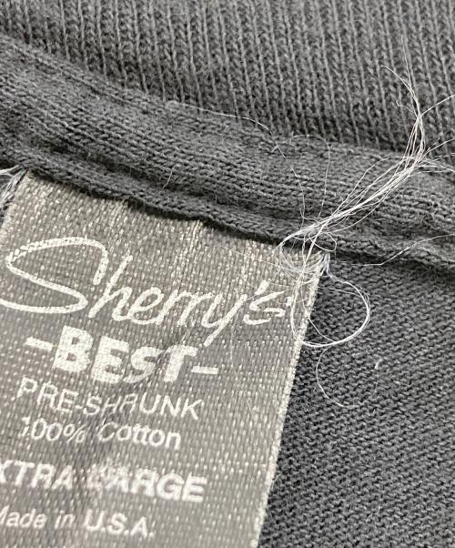 sherry's best（シェリーズベスト）SHERRY'S BEST (シェリーズベスト) コミックプリントTシャツ ブラック サイズ:XLの古着・服飾アイテム