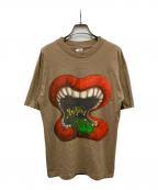 ALSTYLE APPAREL & ACTIVEWEARアレスタイルアパレル＆アクティブウェア）の古着「Monty python コメディグループTシャツ」｜ブラウン