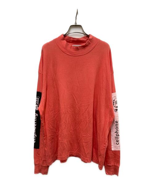 C.E cavempt（シーイー キャベンプト）C.E cavempt (シーイー キャベンプト) ボトルネックカットソー ピンク サイズ:Lの古着・服飾アイテム