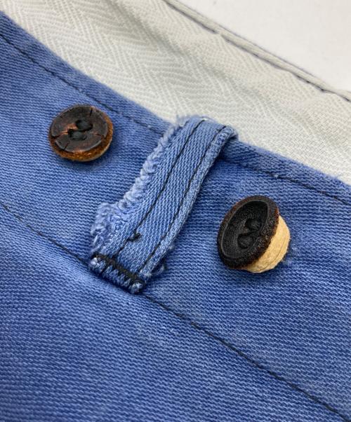 HJ（エイチジェイ）HJ (エイチジェイ) モールスキンワークパンツ ブルー サイズ:56の古着・服飾アイテム