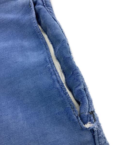 HJ（エイチジェイ）HJ (エイチジェイ) モールスキンワークパンツ ブルー サイズ:56の古着・服飾アイテム