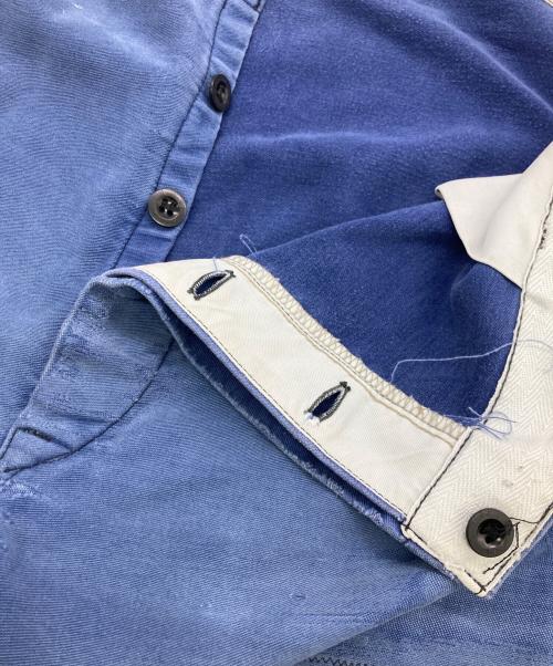 HJ（エイチジェイ）HJ (エイチジェイ) モールスキンワークパンツ ブルー サイズ:56の古着・服飾アイテム