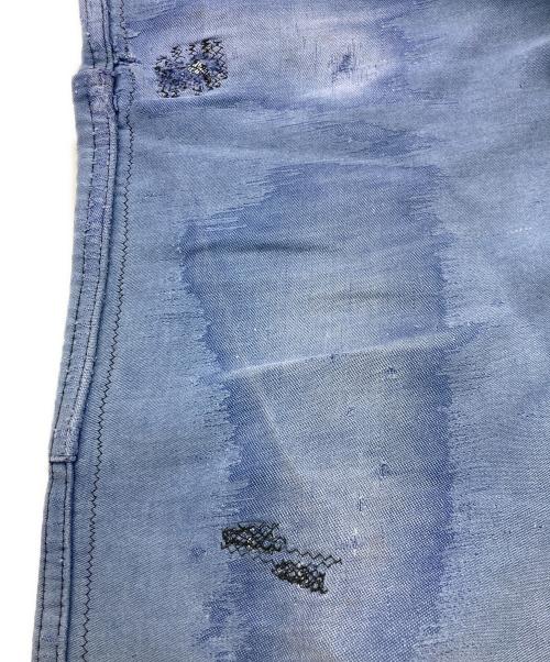 HJ（エイチジェイ）HJ (エイチジェイ) モールスキンワークパンツ ブルー サイズ:56の古着・服飾アイテム