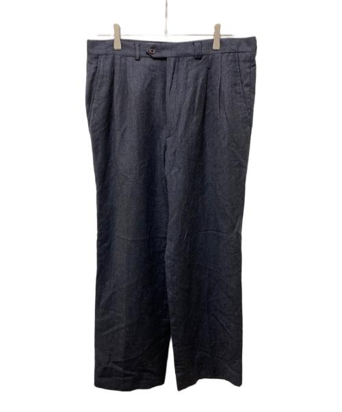 GIVENCHY（ジバンシィ）GIVENCHY (ジバンシィ) ツータックスラックス ネイビー サイズ:50の古着・服飾アイテム