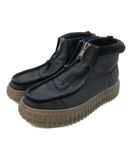 CLARKS（クラークス）CLARKS (クラークス) EASTPAK (イーストパック) TORHILL ZIP ブラック サイズ:	SIZE UK6　（24.5-25cm）の古着・服飾アイテム