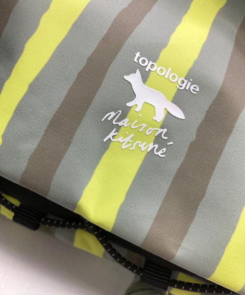 TOPOLOGIE（トポロジー）Topologie (トポロジー) MAISON KITSUNE (メゾンキツネ) Bottle Sacoche 黄緑の古着・服飾アイテム