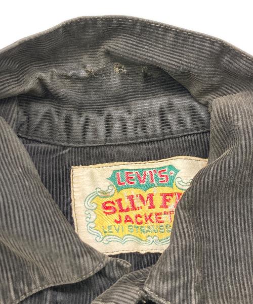 LEVI'S（リーバイス）LEVI'S (リーバイス) 60-70s SLIM FIT JACKETS コーデュロイトラッカージャケット ブラック サイズ:不明の古着・服飾アイテム