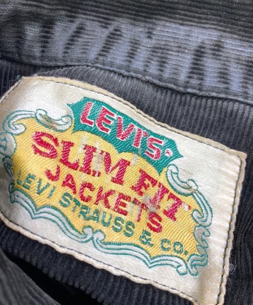 LEVI'S（リーバイス）LEVI'S (リーバイス) 60-70s SLIM FIT JACKETS コーデュロイトラッカージャケット ブラック サイズ:不明の古着・服飾アイテム