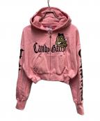 GALFYガルフィー）の古着「エンジェルギャルパーカー」｜ピンク