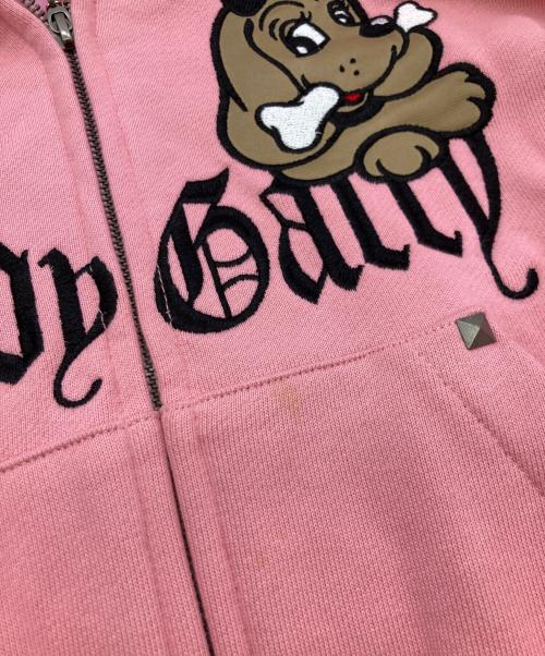 GALFY（ガルフィー）GALFY (ガルフィー) エンジェルギャルパーカー ピンク サイズ:Freeの古着・服飾アイテム