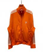 adidasアディダス）の古着「アディカラー クラシックス ファイヤーバード トラックトップ」｜オレンジ