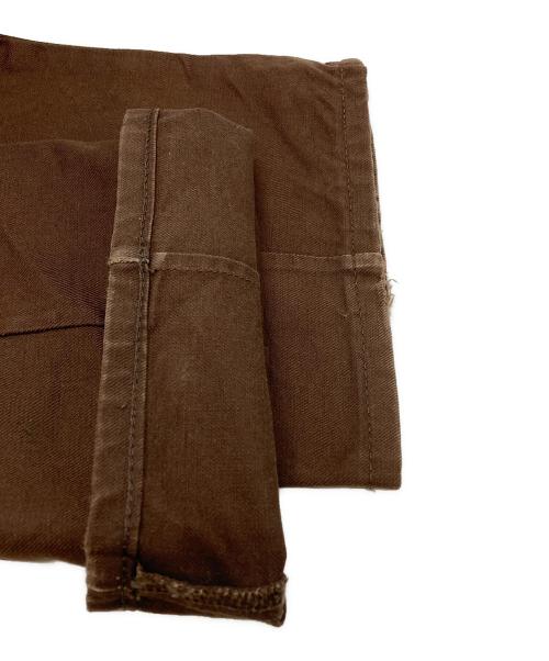 LEVI'S（リーバイス）LEVI'S (リーバイス) COMME des GARCONS JUNYA WATANABE MAN (コム デ ギャルソン ジュンヤ ワタナベ マン) ピンタックフレアパンツ/Pintuck Flare Pants ブラウン サイズ:Sの古着・服飾アイテム