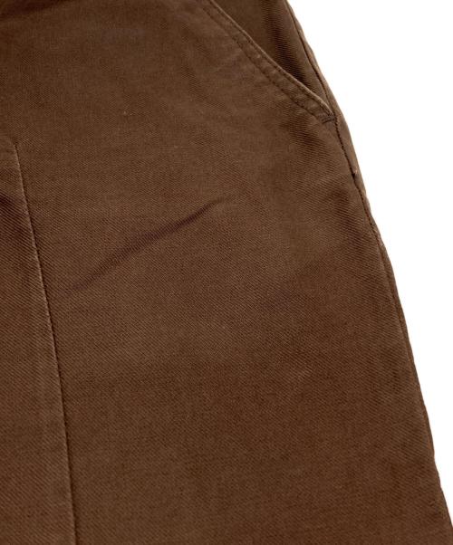 LEVI'S（リーバイス）LEVI'S (リーバイス) COMME des GARCONS JUNYA WATANABE MAN (コム デ ギャルソン ジュンヤ ワタナベ マン) ピンタックフレアパンツ/Pintuck Flare Pants ブラウン サイズ:Sの古着・服飾アイテム