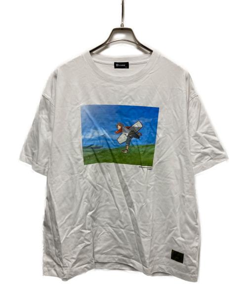 SUBCIETY（サブサエティ）SUBCIETY (サブサエティ) 交響詩篇エウレカセブン (コウキョウシヘンエウレカセブン) Blue monday tee ホワイト サイズ:XLの古着・服飾アイテム