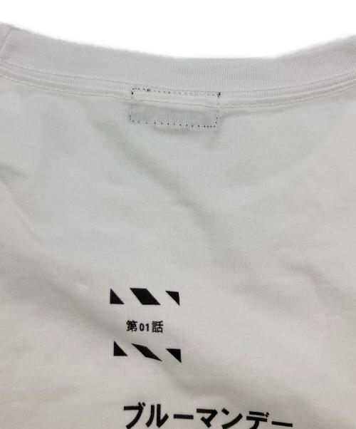 SUBCIETY（サブサエティ）SUBCIETY (サブサエティ) 交響詩篇エウレカセブン (コウキョウシヘンエウレカセブン) Blue monday tee ホワイト サイズ:XLの古着・服飾アイテム