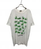 TRUPILONA BEACHWEARトゥルピオーナ ビーチウェア）の古着「48手プリントTシャツ」｜ホワイト
