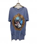 Vivienne Westwood manヴィヴィアン ウェストウッド マン）の古着「羊飼いたちの休息 プリントTシャツ」｜スカイブルー