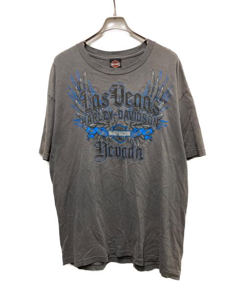 HARLEY-DAVIDSON（ハーレーダビッドソン）HARLEY-DAVIDSON (ハーレーダビッドソン) プリントTシャツ グレー サイズ:‐の古着・服飾アイテム