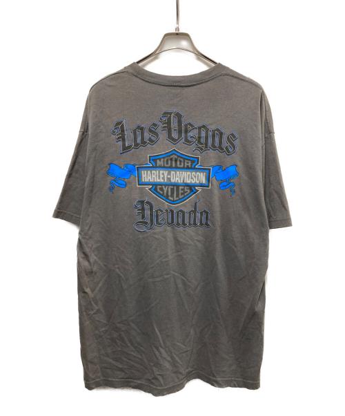HARLEY-DAVIDSON（ハーレーダビッドソン）HARLEY-DAVIDSON (ハーレーダビッドソン) プリントTシャツ グレー サイズ:‐の古着・服飾アイテム