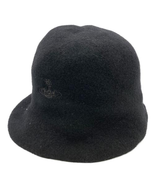Vivienne Westwood（ヴィヴィアンウエストウッド）Vivienne Westwood (ヴィヴィアンウエストウッド) バスククロッシェ ブラック サイズ:M-Sの古着・服飾アイテム