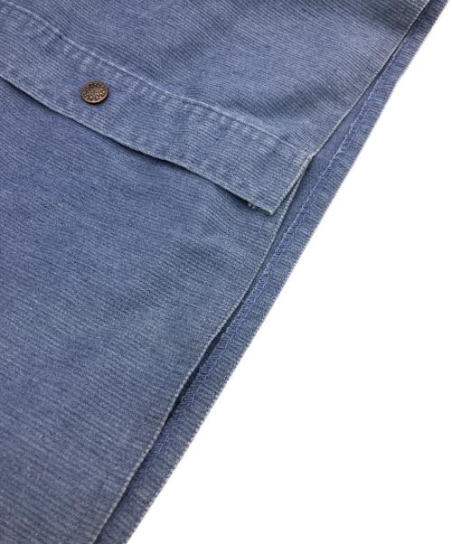 J.C.PENNY（ジェーシーペニー）J.C.PENNY (ジェーシーペニー) ロングポイントピケワークシャツ ブルー サイズ:Mの古着・服飾アイテム