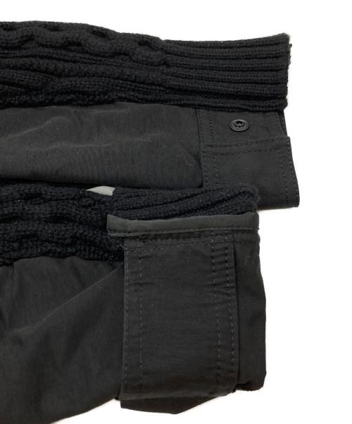 sacai（サカイ）sacai (サカイ) ニットドッキングジャケット ブラック サイズ:1の古着・服飾アイテム
