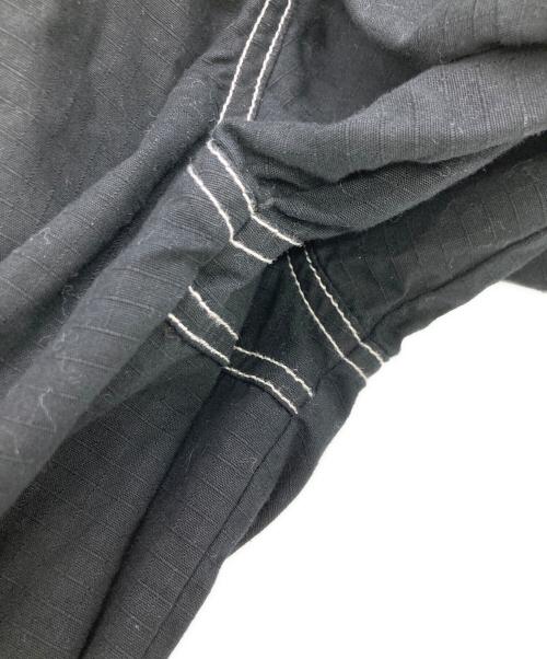 Calvin Klein Jeans（カルバンクラインジーンズ）Calvin Klein Jeans (カルバンクラインジーンズ) リプストップロゴジップアップブルゾン ブラック サイズ:Sの古着・服飾アイテム
