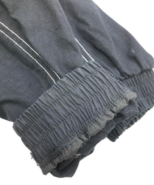Calvin Klein Jeans（カルバンクラインジーンズ）Calvin Klein Jeans (カルバンクラインジーンズ) リプストップロゴジップアップブルゾン ブラック サイズ:Sの古着・服飾アイテム